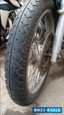 Blue Royal Enfield Thunderbird 500