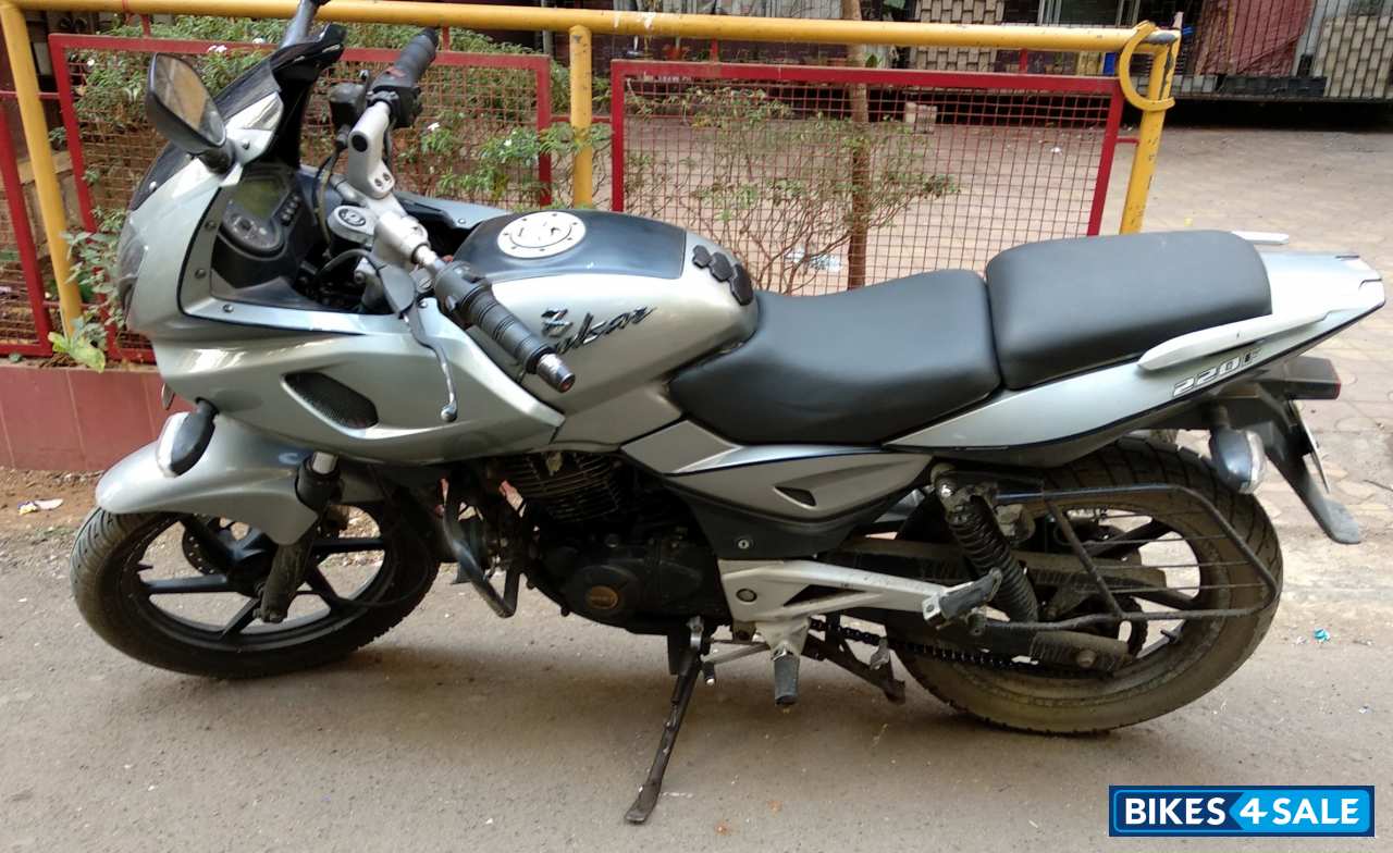 Grey Bajaj Pulsar 220F