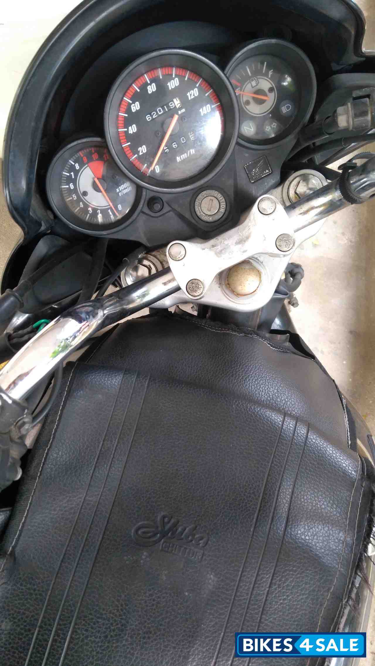 Black Honda CB Unicorn