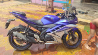 Blue Yamaha YZF R15 V2