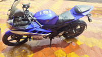 Blue Yamaha YZF R15 V2