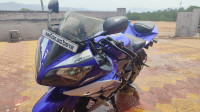 Blue Yamaha YZF R15 V2
