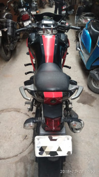 Red Yamaha Fazer FI V2