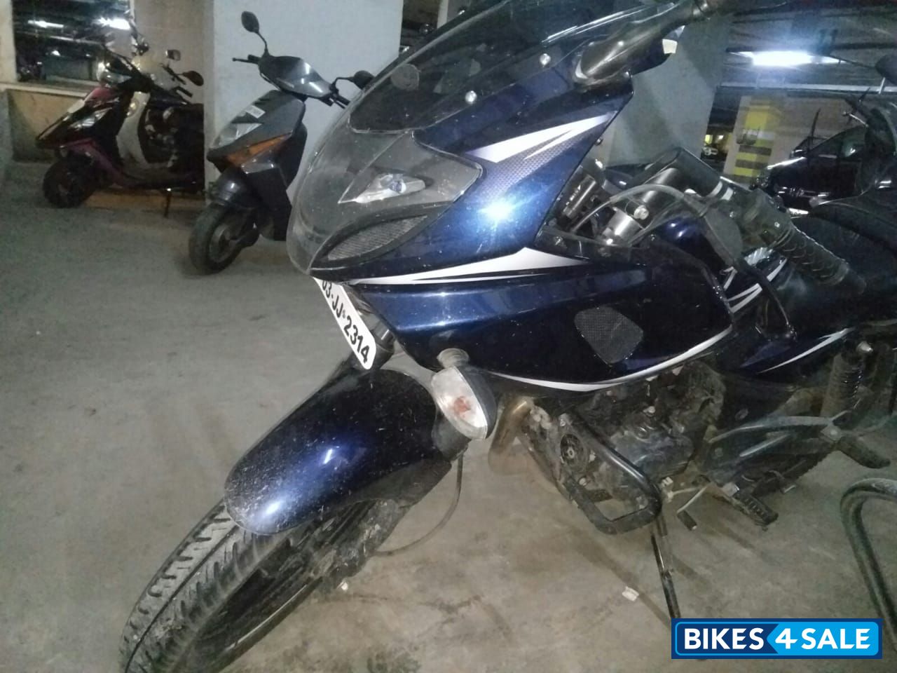 Royal Blue Bajaj Pulsar 220 DTSi