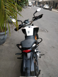White KTM Duke 390