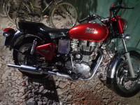 Maroon Royal Enfield Bullet Electra