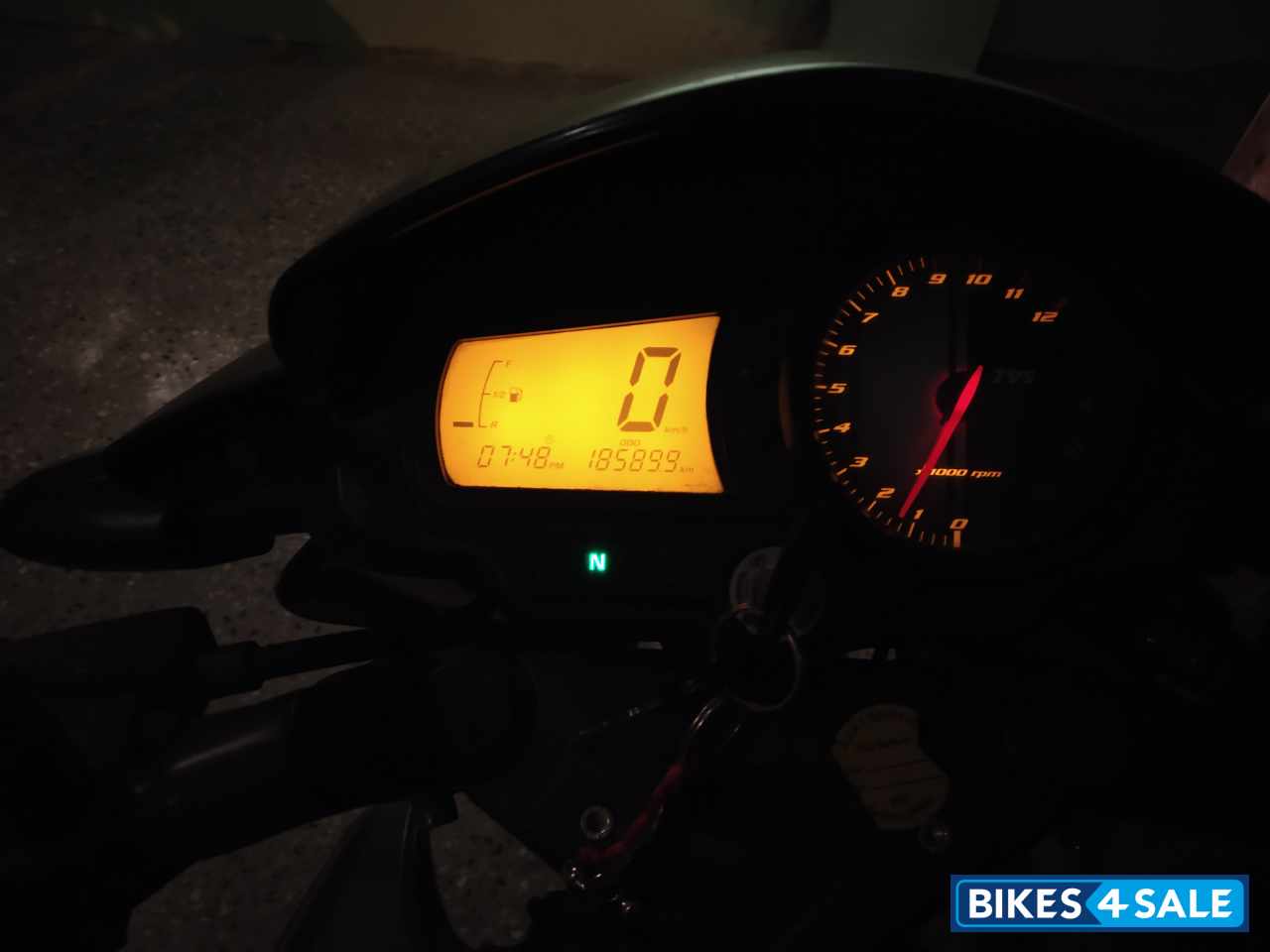 Grey TVS Apache RTR 160