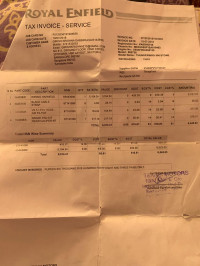 Black Royal Enfield Thunderbird 500