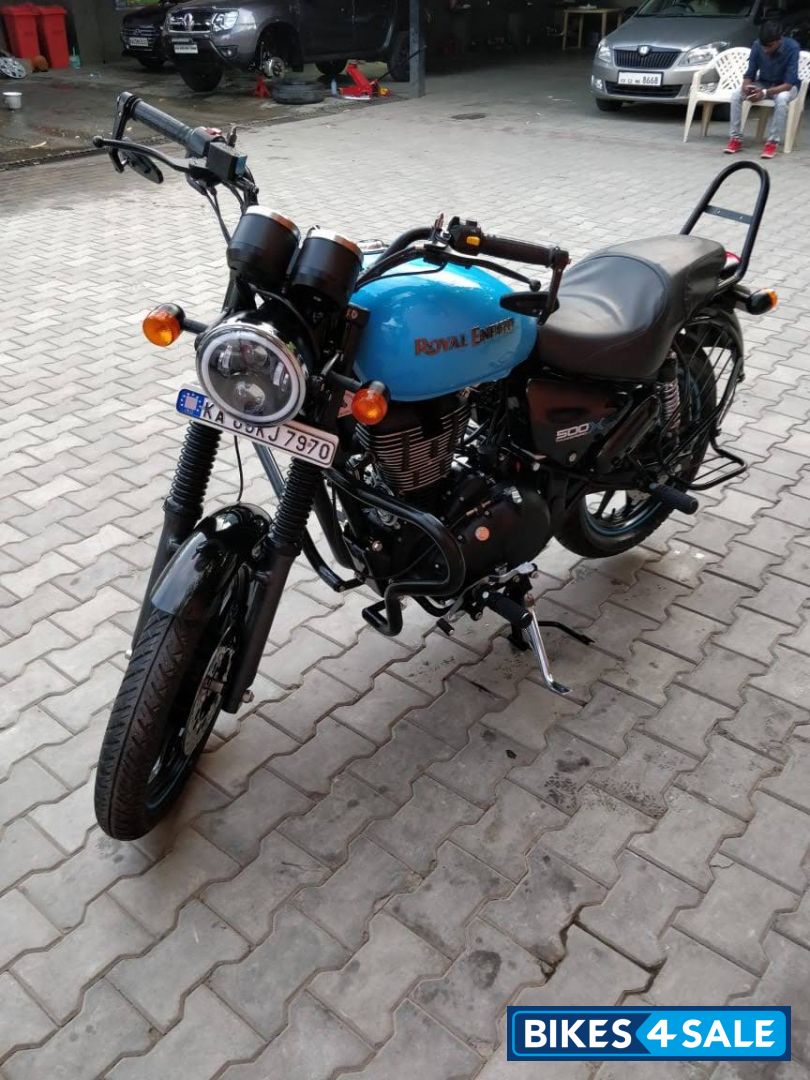 Drifter Blue Royal Enfield Thunderbird X 500