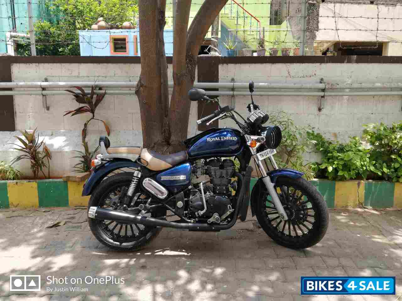 Marine Blue Royal Enfield Thunderbird 350