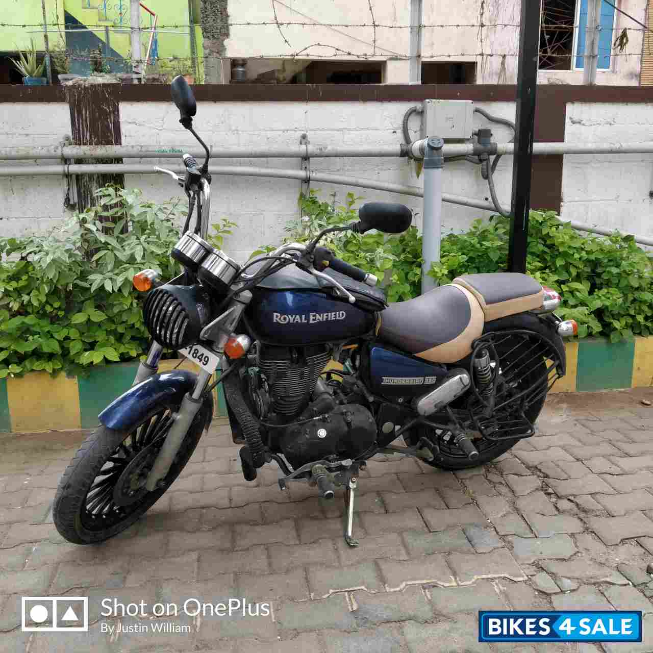 Marine Blue Royal Enfield Thunderbird 350