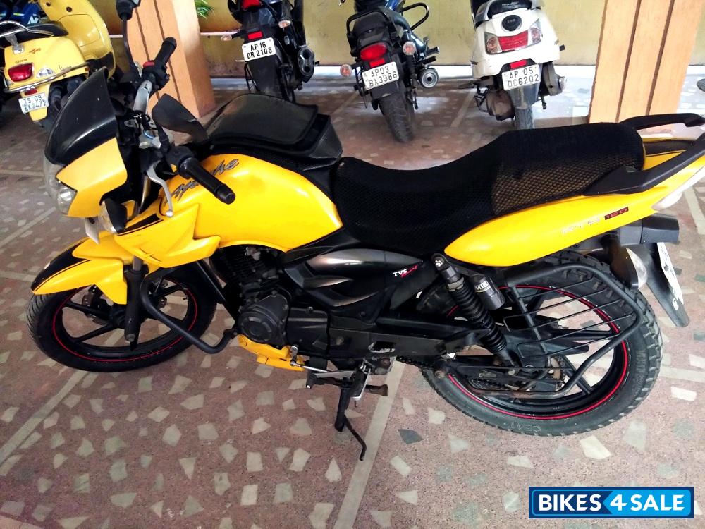 Used 08 Model Tvs Apache Rtr 160 For Sale In Chennai Id 1654 Yellow Colour Bikes4sale