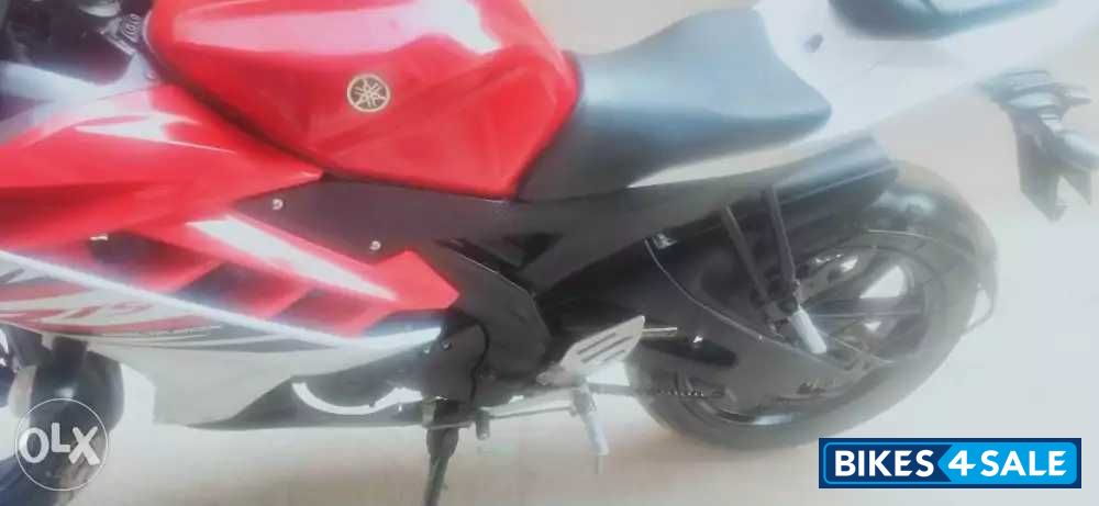 Red And White Yamaha YZF R15