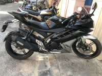 Black & Silver Yamaha YZF R15 V2