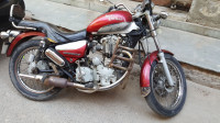 Red Royal Enfield Thunderbird