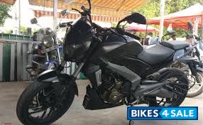 Matt Black Bajaj Dominar 400 Disc