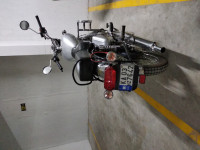 Silver Royal Enfield Bullet Electra Twinspark