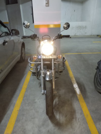 Silver Royal Enfield Bullet Electra Twinspark