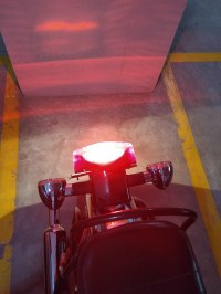 Silver Royal Enfield Bullet Electra Twinspark