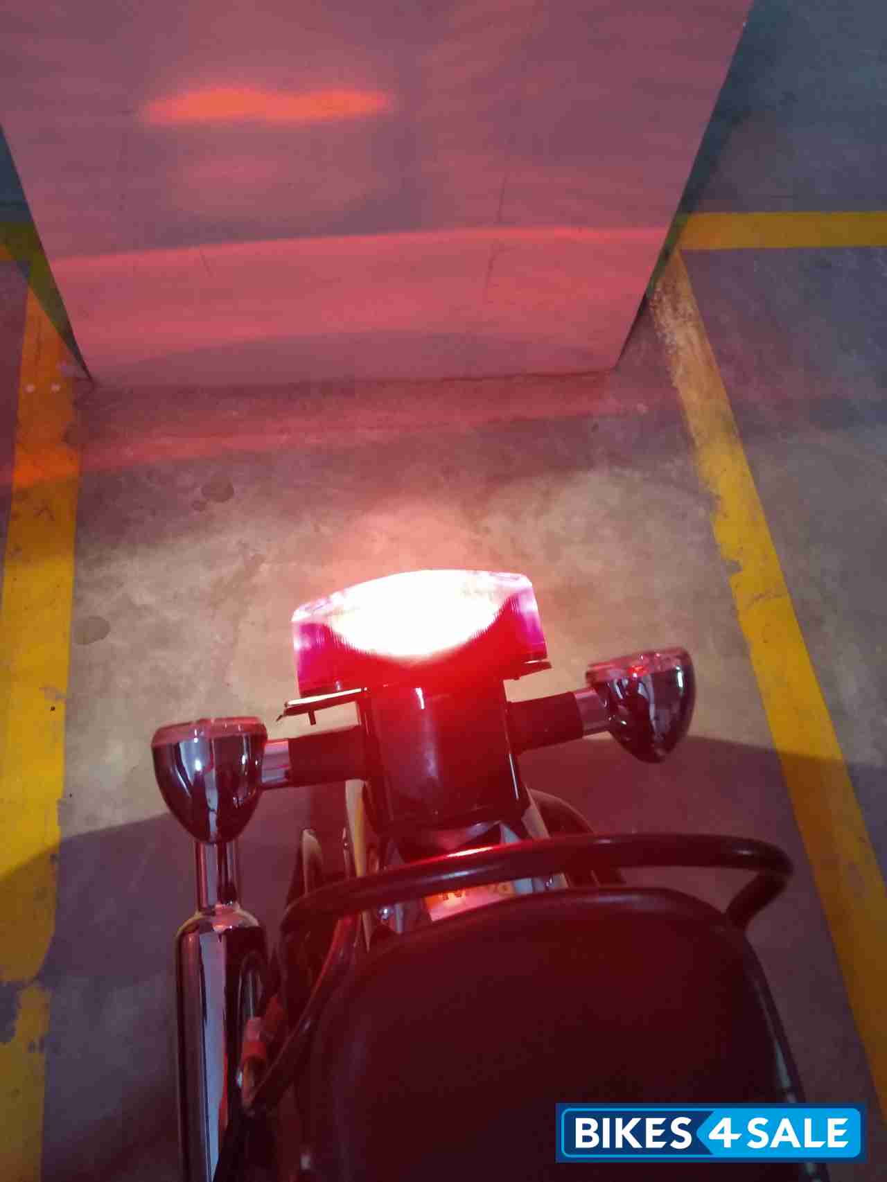 Silver Royal Enfield Bullet Electra Twinspark