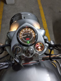 Silver Royal Enfield Bullet Electra Twinspark