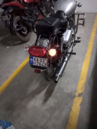 Silver Royal Enfield Bullet Electra Twinspark