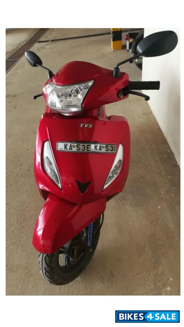 Used 2014 model TVS Jupiter for sale in Bangalore. ID 202768. Red