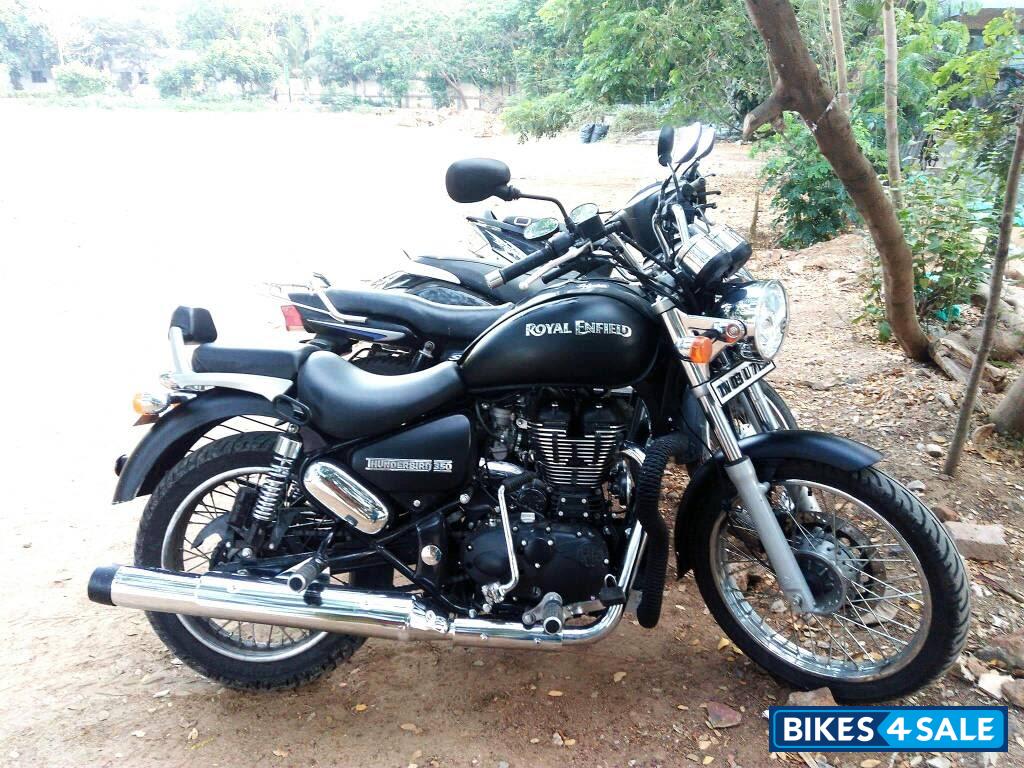 Matte Black Royal Enfield Thunderbird 350