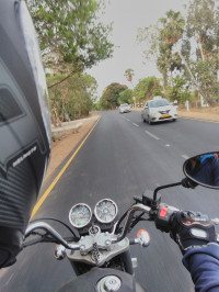 Matte Black Royal Enfield Thunderbird 350