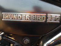 Matte Black Royal Enfield Thunderbird 350