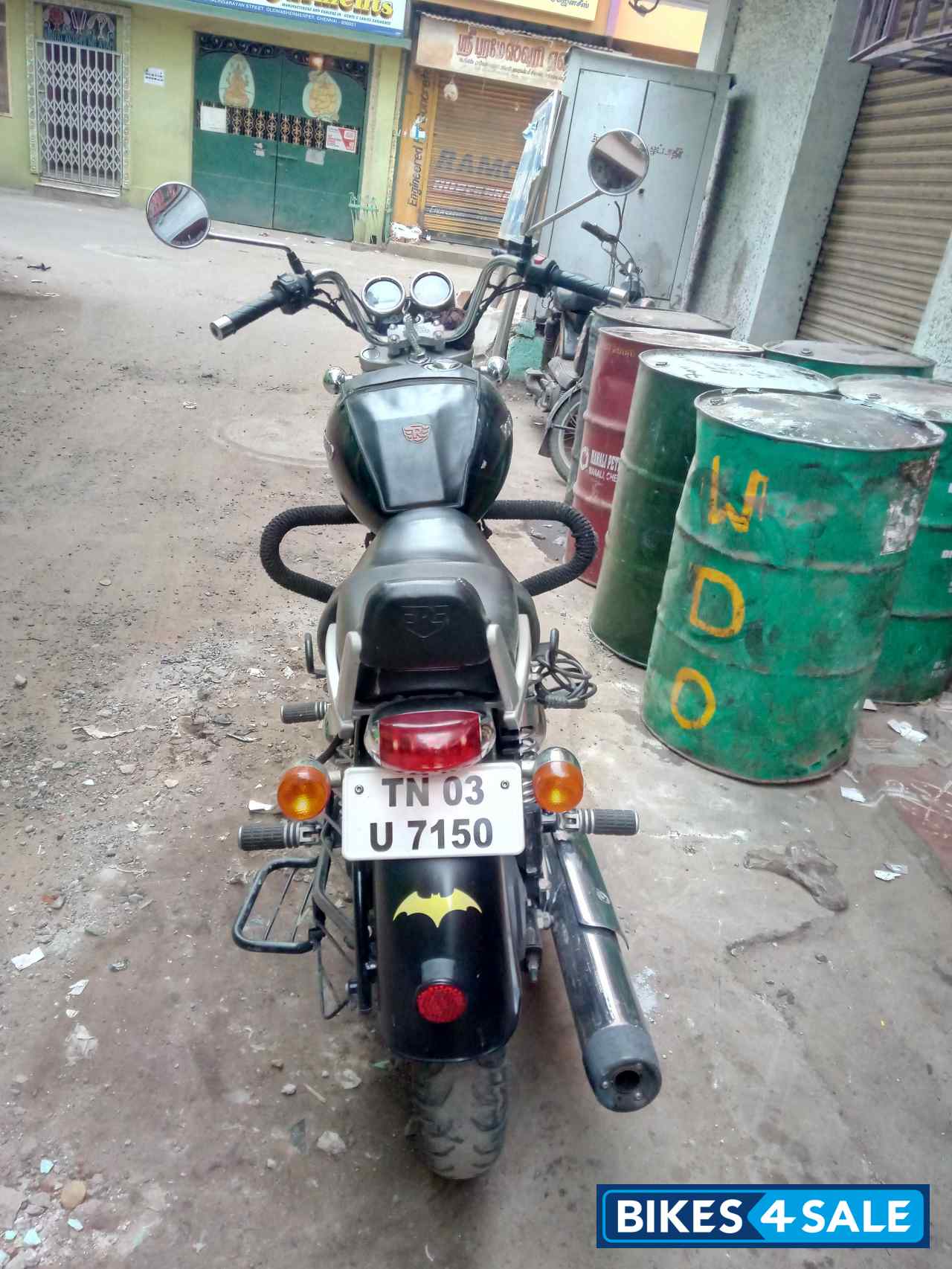 Matte Black Royal Enfield Thunderbird 350