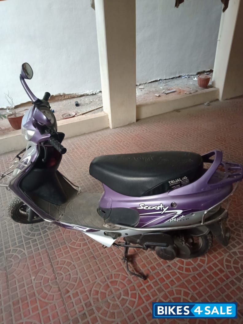 Purple TVS Scooty Pep Plus