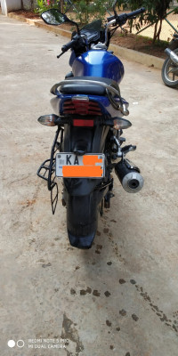 Blue Bajaj Discover 125 ST