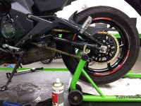 Lime Green Kawasaki Ninja 650R