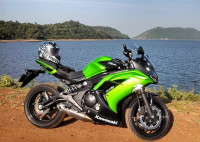 Lime Green Kawasaki Ninja 650R