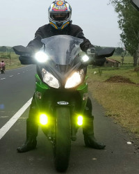 Lime Green Kawasaki Ninja 650R