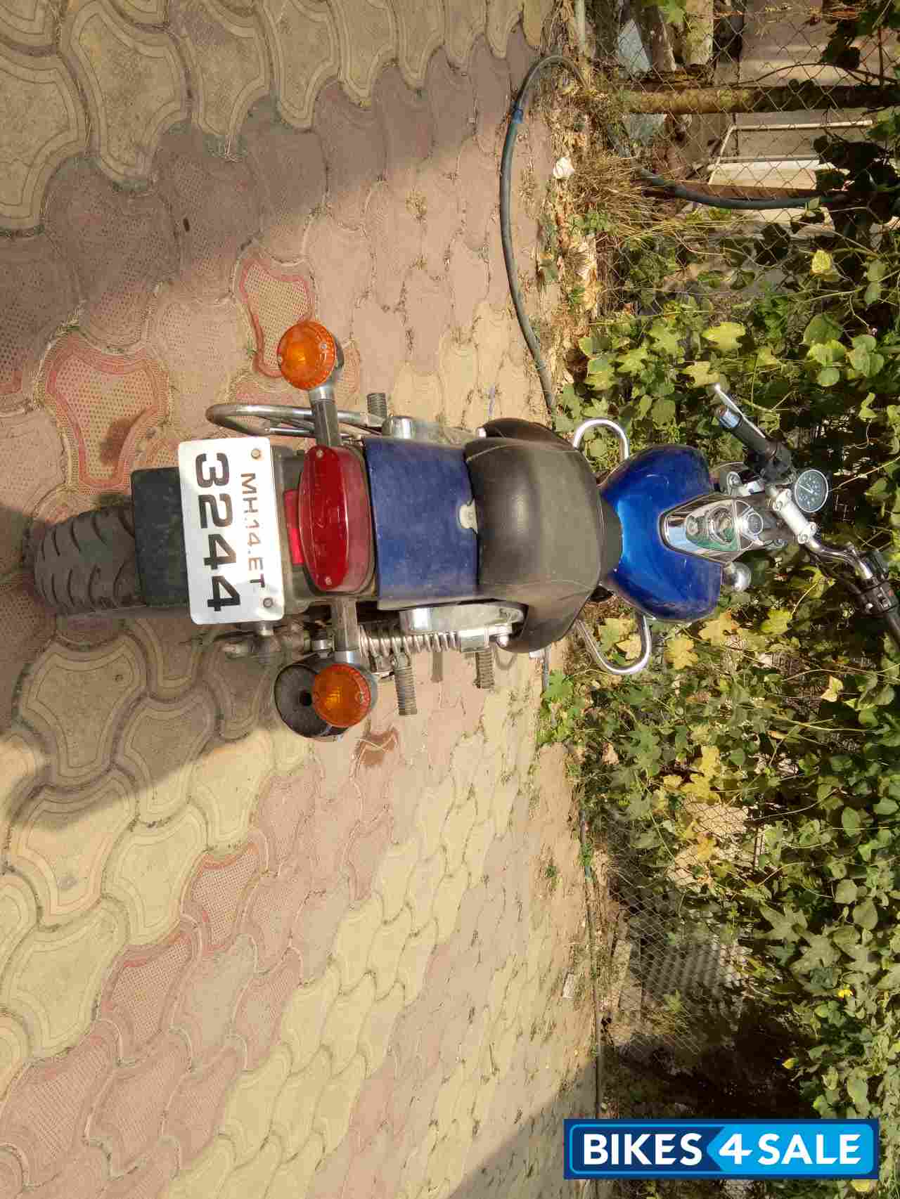 Blue Bajaj Avenger 220 DTS-i