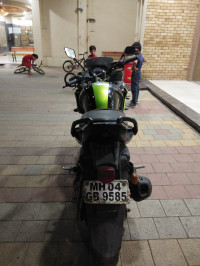 Black And Green Yamaha Fazer