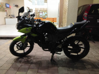 Black And Green Yamaha Fazer