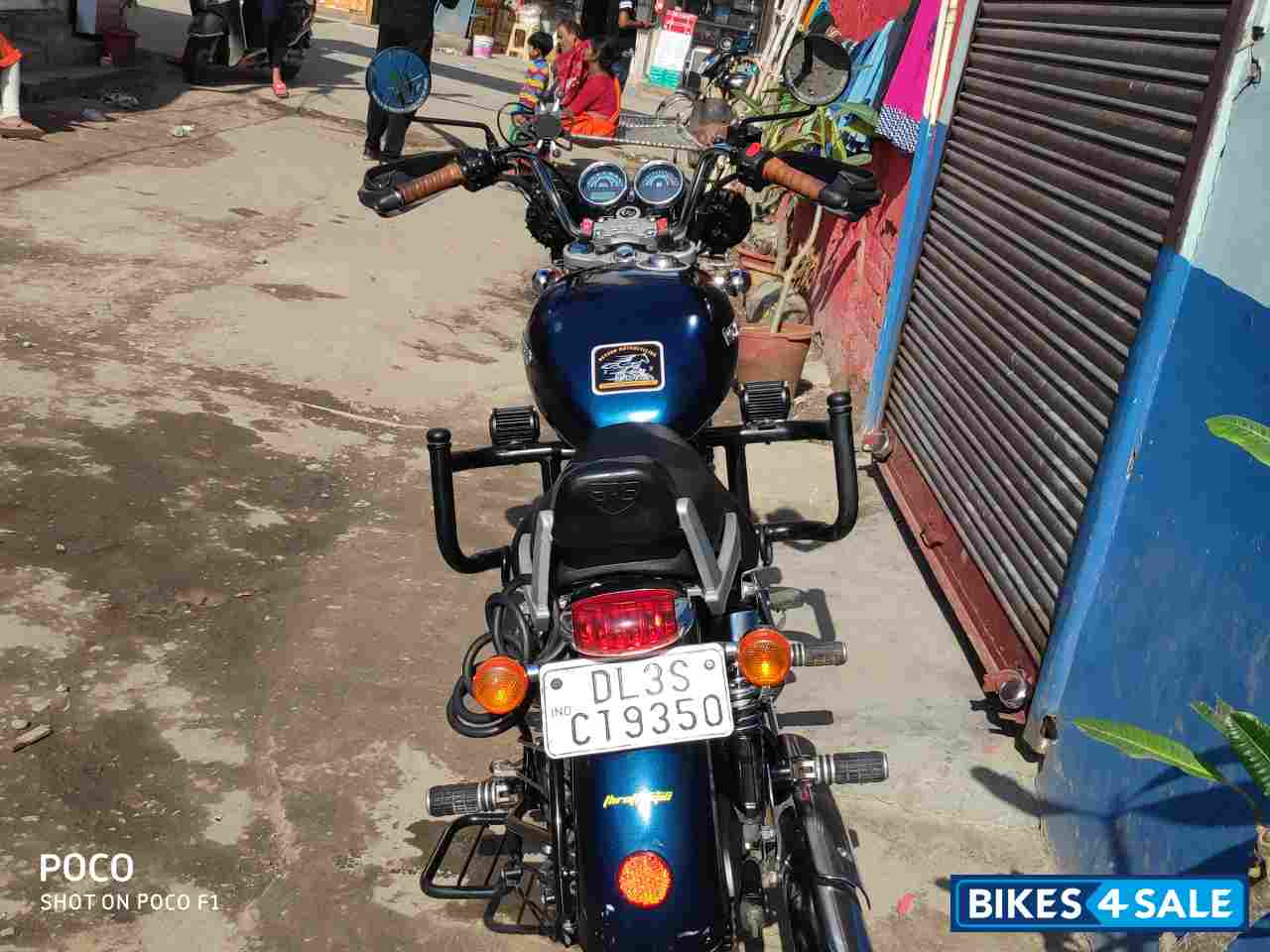 Marine Blue Royal Enfield Thunderbird 350