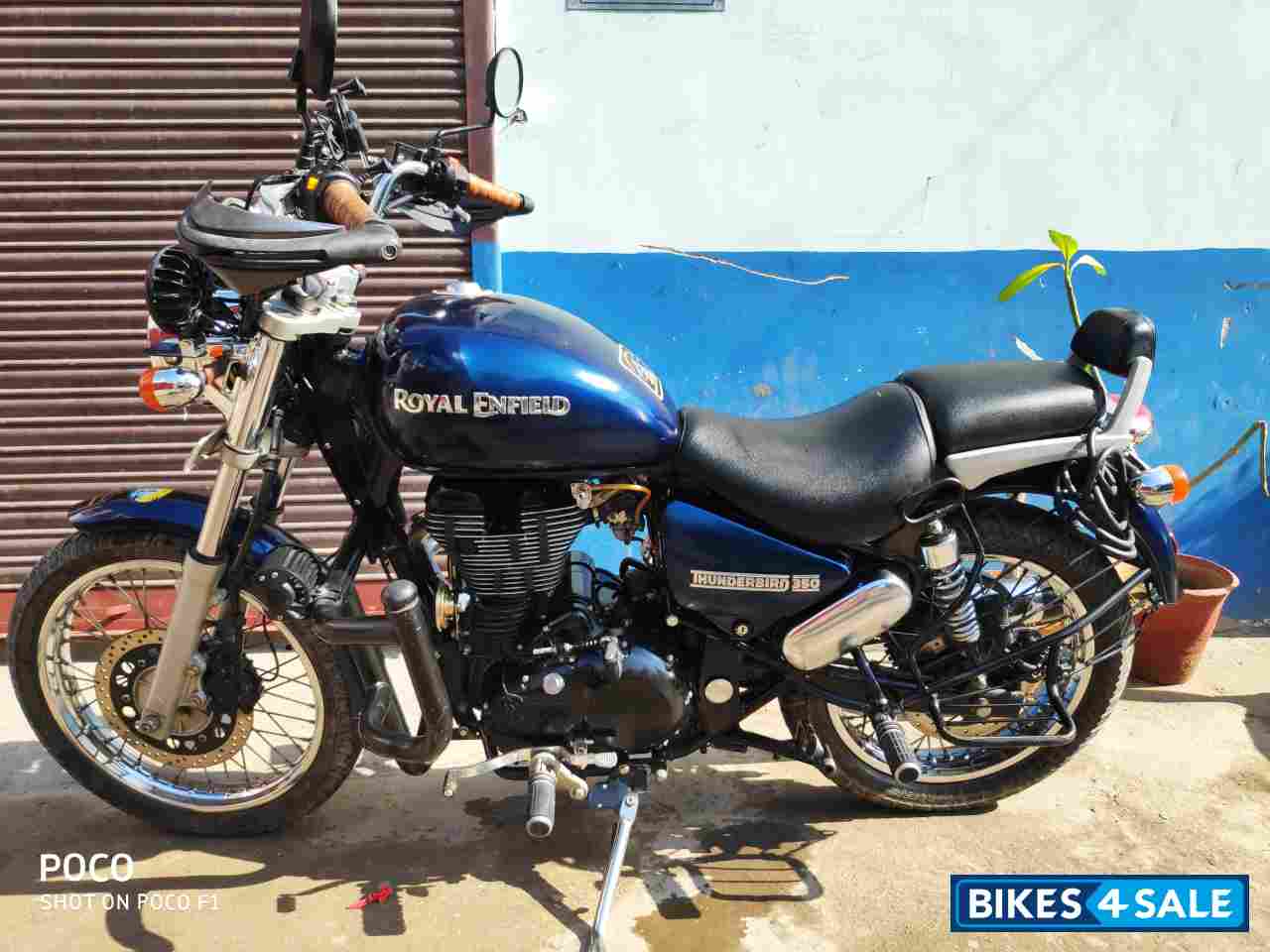 Marine Blue Royal Enfield Thunderbird 350