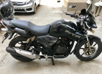 Black TVS Apache RTR 180