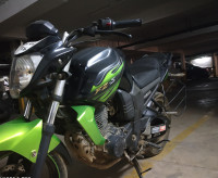 Black And Green Yamaha FZ-S