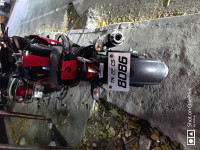 Black With Red Yamaha Fazer FI V2