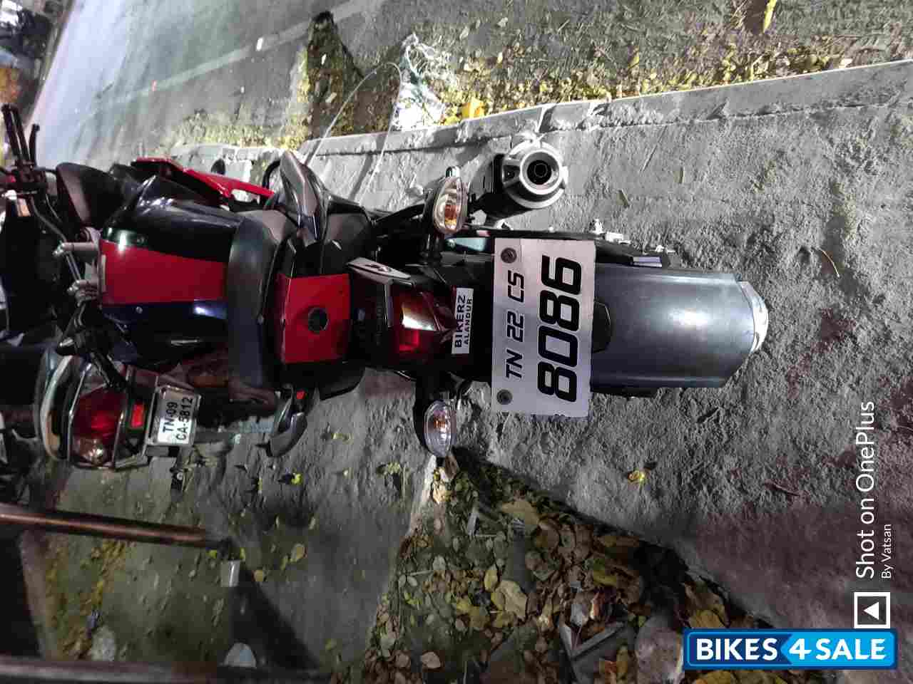 Black With Red Yamaha Fazer FI V2