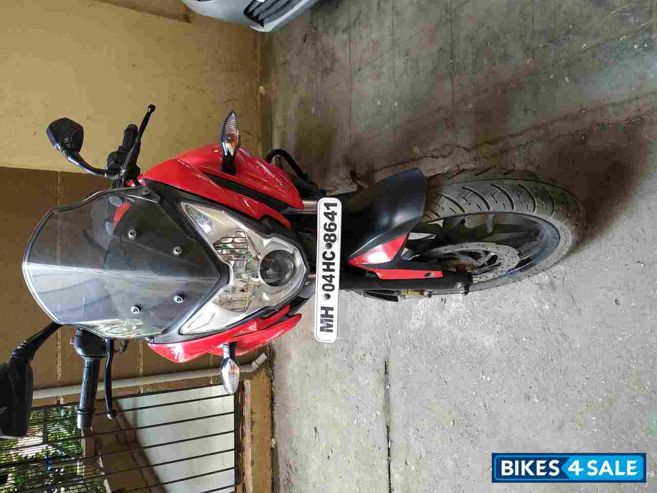 Red Bajaj Pulsar AS 200