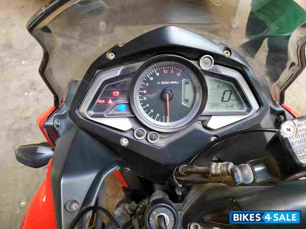 Red Bajaj Pulsar AS 200