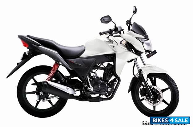 White Honda CB Twister