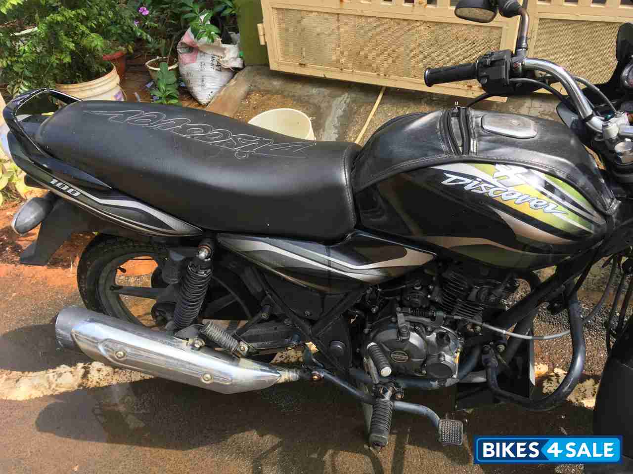 Green Bajaj Discover 100 DTS-Si