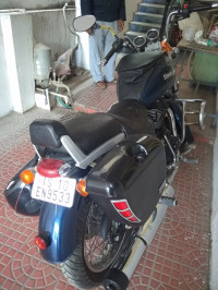 Blue Royal Enfield Thunderbird 350
